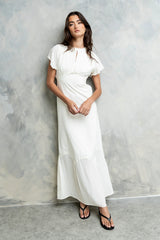 Malia Maxi Dress in Off White