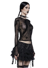 Spider's Lair Mesh Top