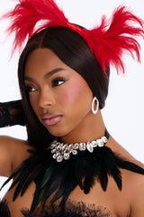 Midnight Minx 8 Piece Costume Set - Black/Red