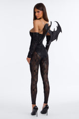Midnight Fire 4 Piece Costume Set - Black