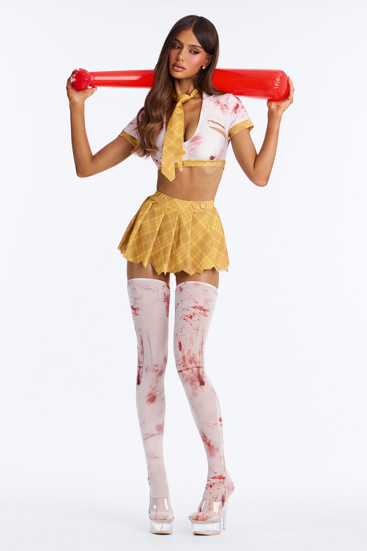 Brains and Beauty 5 Piece Costume Set - Yellow/combo