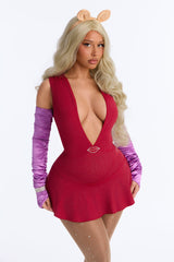 Piggylicious 7 Piece Costume Set - Red/combo
