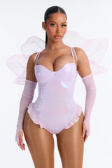 Floral Fantasy 4 Piece Costume Set - Lavender