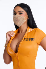 Deadly Charm 2 Piece Costume Set - Orange
