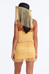 Sexy Cousin Creeper 4 Piece Costume Set - Taupe