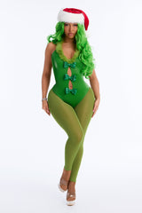 Mischief Delight 4 Piece Costume Set - Green