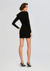 Simone Mini V Dress