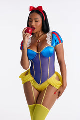 Kiss Of Life Princess 4 Piece Costume Set - Multi Color