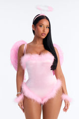 Heavens Kiss 4 Piece Costume Set - Pink
