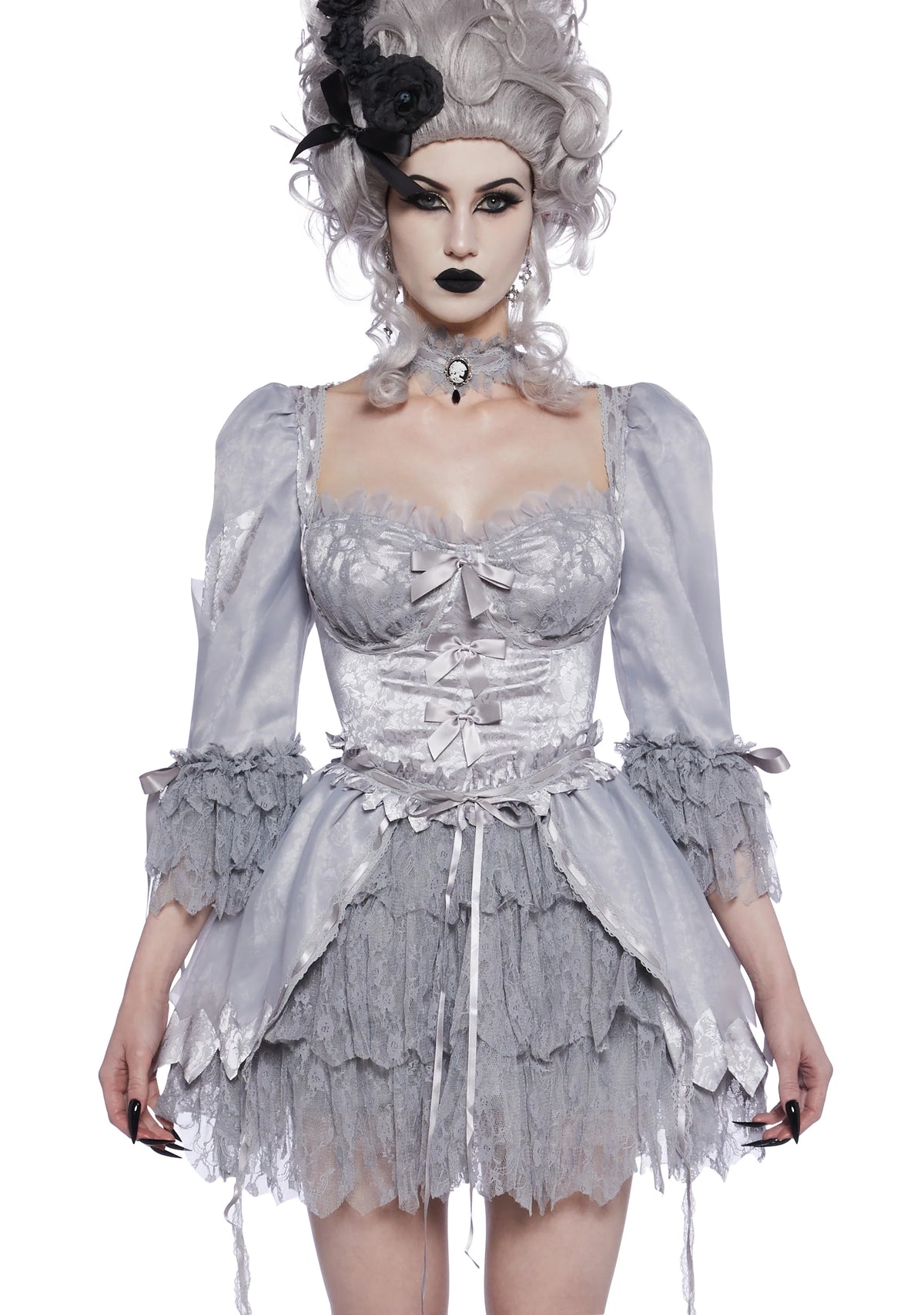 Cake Queen Costume and Wig Set - Ghost