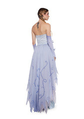 Moonlit Glow High-Low Dress