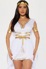 Goddess Of Love 3 Piece Costume Set - White