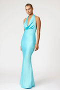 Amalia Dress - Lagoon Blue