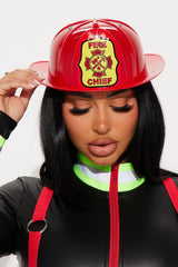 Hot In Here Firefighter 3 Piece Costume Set - Black