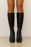 Hunny Knee High Boots Black