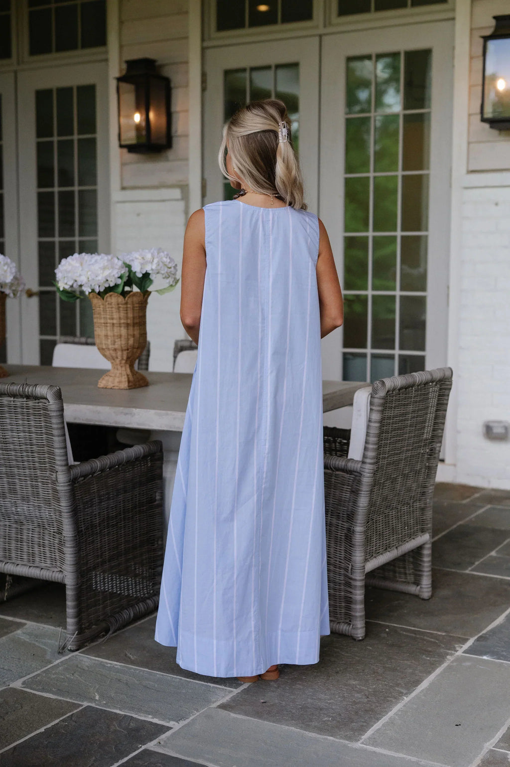 Betsy Maxi Dress-Light Blue