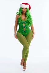 Mischief Delight 4 Piece Costume Set - Green