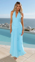 Tiana Maxi Dress - Blue