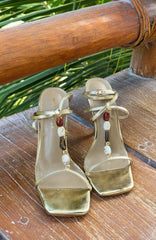 Robbie Heels Light Gold PU