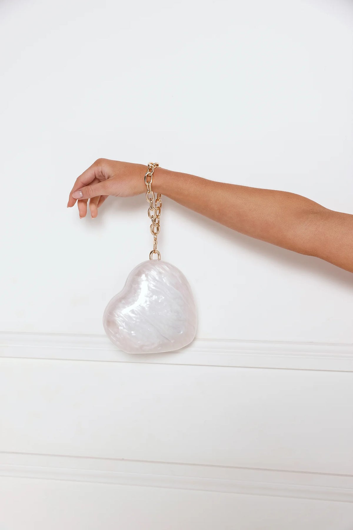 Love Glow Clutch White