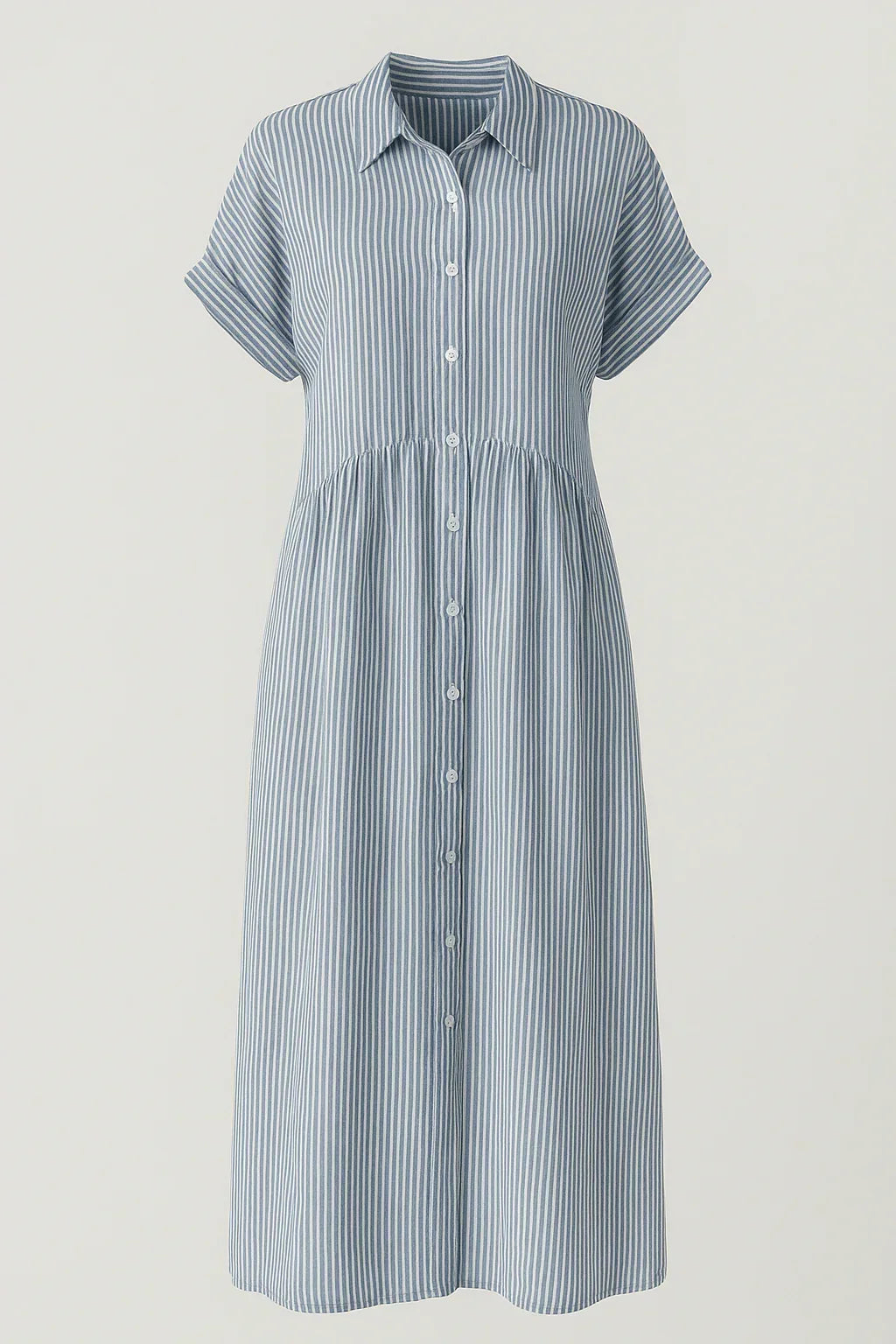 Chic Women'S Midi Dress With Handy Pockets