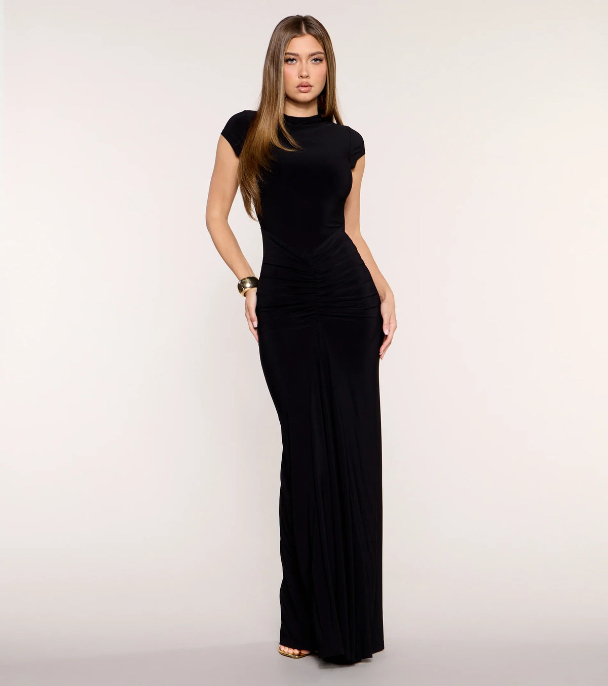 Avielle Short Sleeve Mermaid Formal Dress