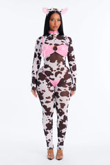 Sexy Mood 7 Piece Costume Set - Black/White