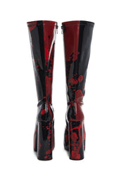 Scream Queen Gogo Boots - Black