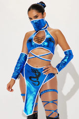 Enchanting Assassin 6 Piece Costume Set - Blue