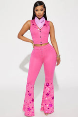 Western Star Girl 3 Piece Costume Set - Pink