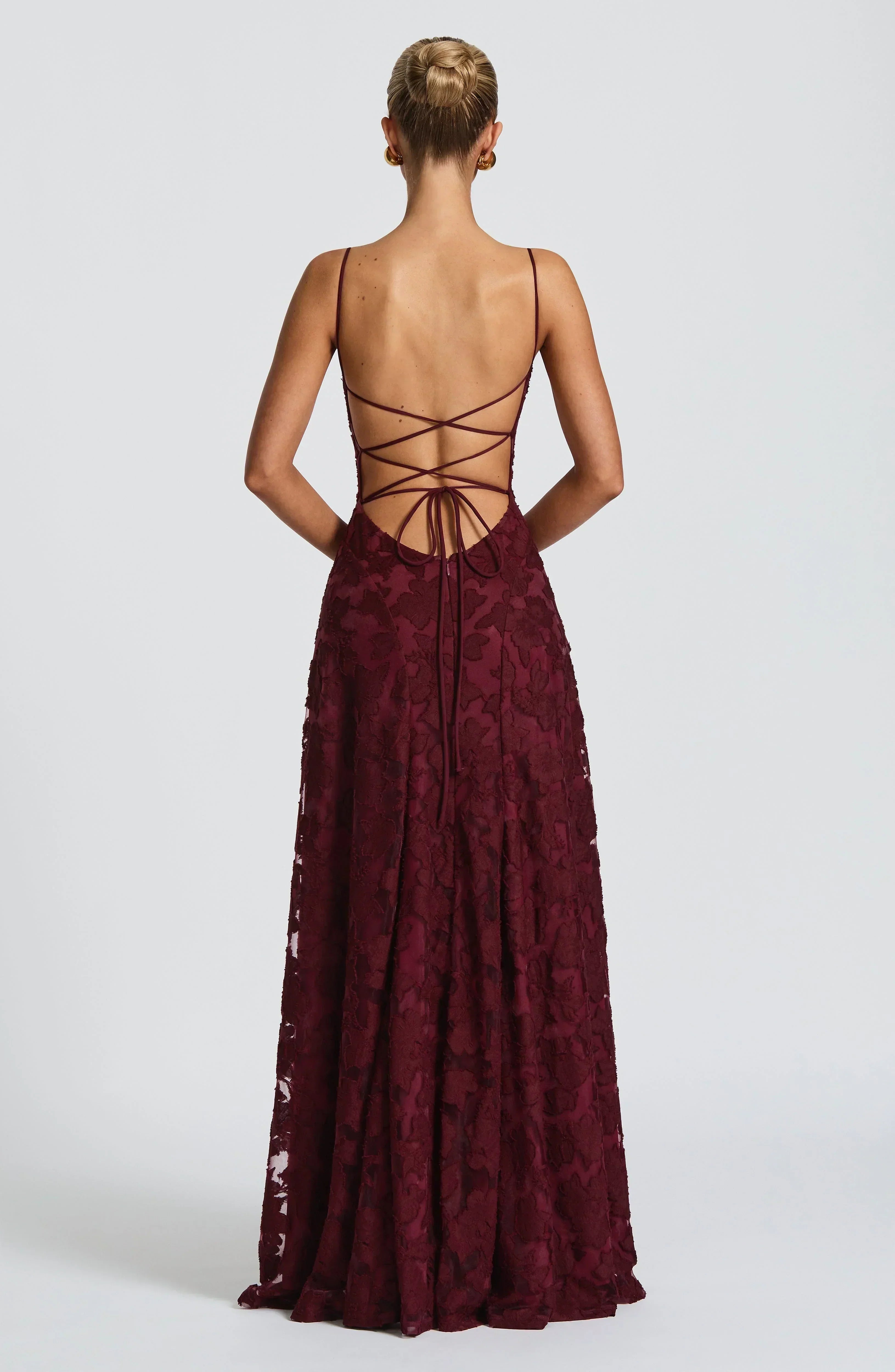 Aveline | Elegant Lace Corset Maxi Dress - Glamorous Evening Gown