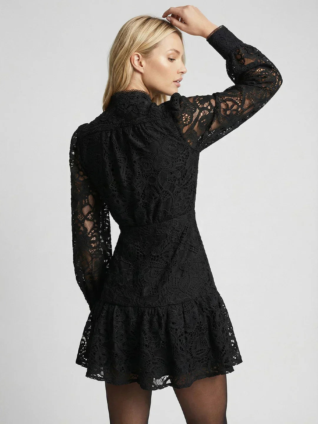 Embroidered Mini Dress