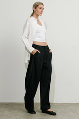 Alexa Pinstripe Barrel Trousers