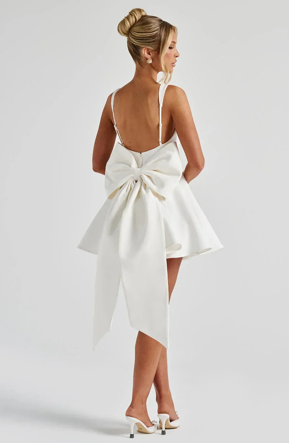 Livette - Bow Tie Mini Dress