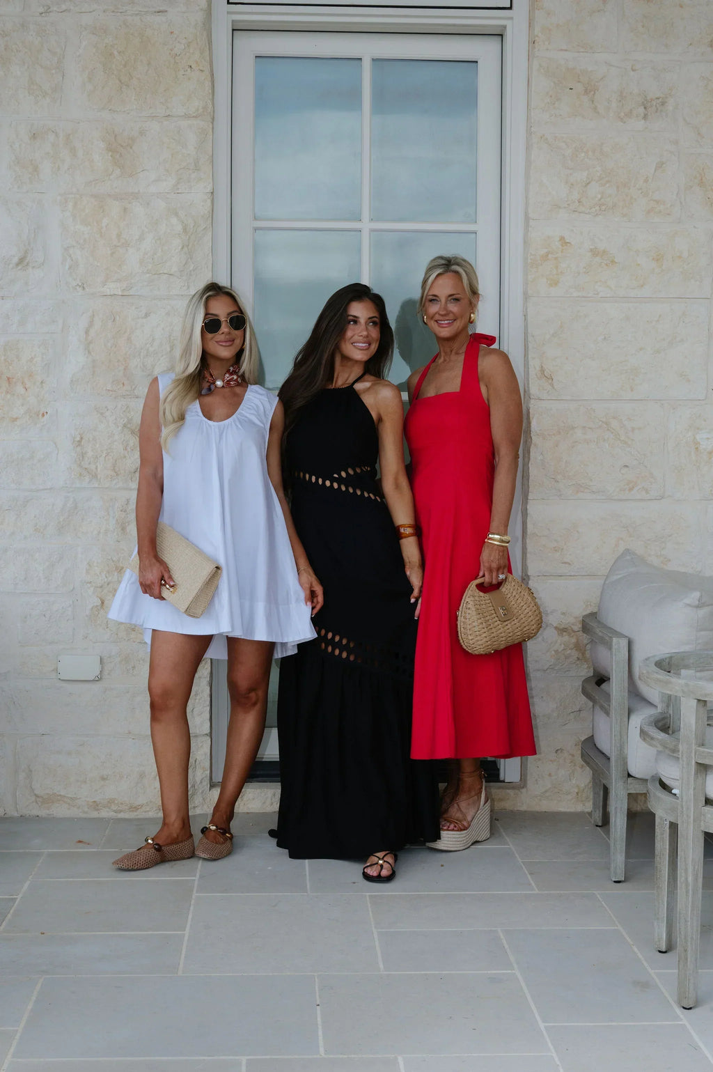Lisa Halter Maxi Dress-Black