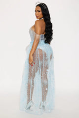 Constellation Nymph 2 Piece Costume Set - Silver