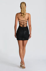 Nefertiti Mini Dress - Black