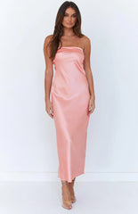 Maiah Pink Maxi Dress