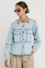 Andy Contrast Denim Jacket