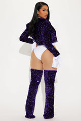 Purple Singer 3 Piece Costume Set - Purple