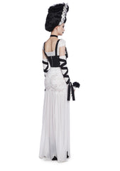 Reanimated Bride Premium Costume And Wig Set