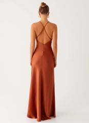 Sundowner Maxi Dress - Rust