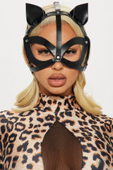 Prowlin' Around Cat Mask - Black