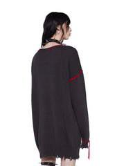 Vile Voorhees Oversized Sweater