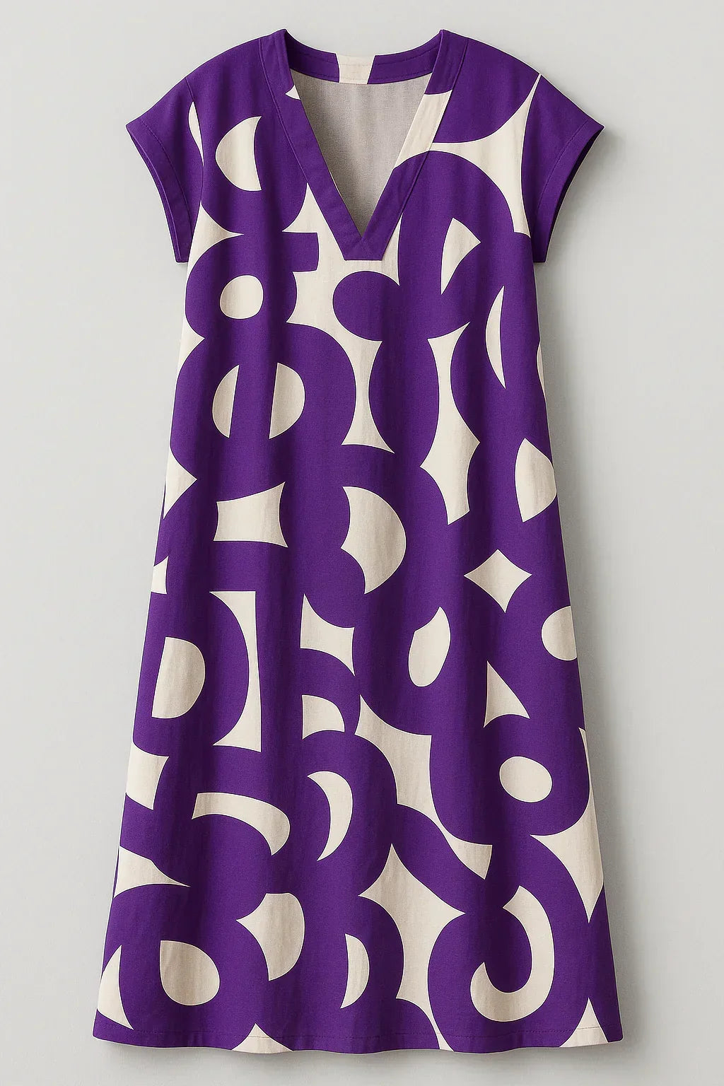 Chic Women'S V-Neck Maxi Dress With An Elegant Silhouette