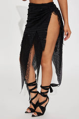 Evil Fairy 4 Piece Costume Set - Black