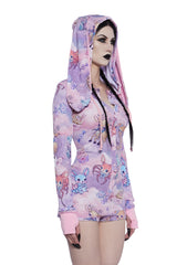 Demented Sweetness Long Sleeve Romper