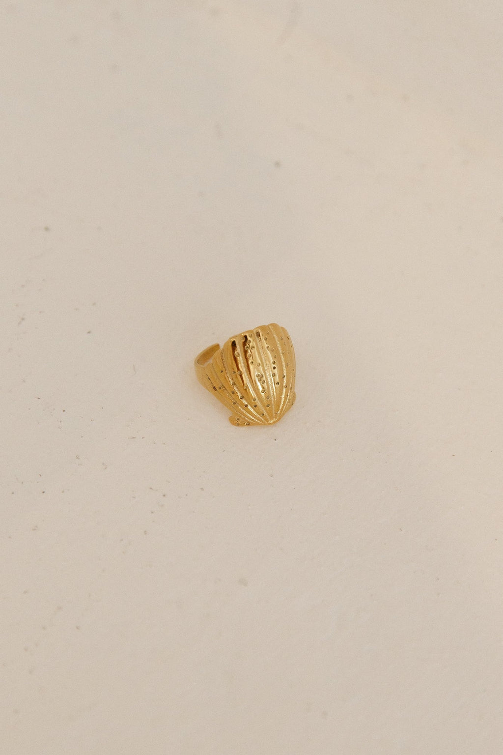 18K Gold Plated Shimmering Treasure Ring Gold