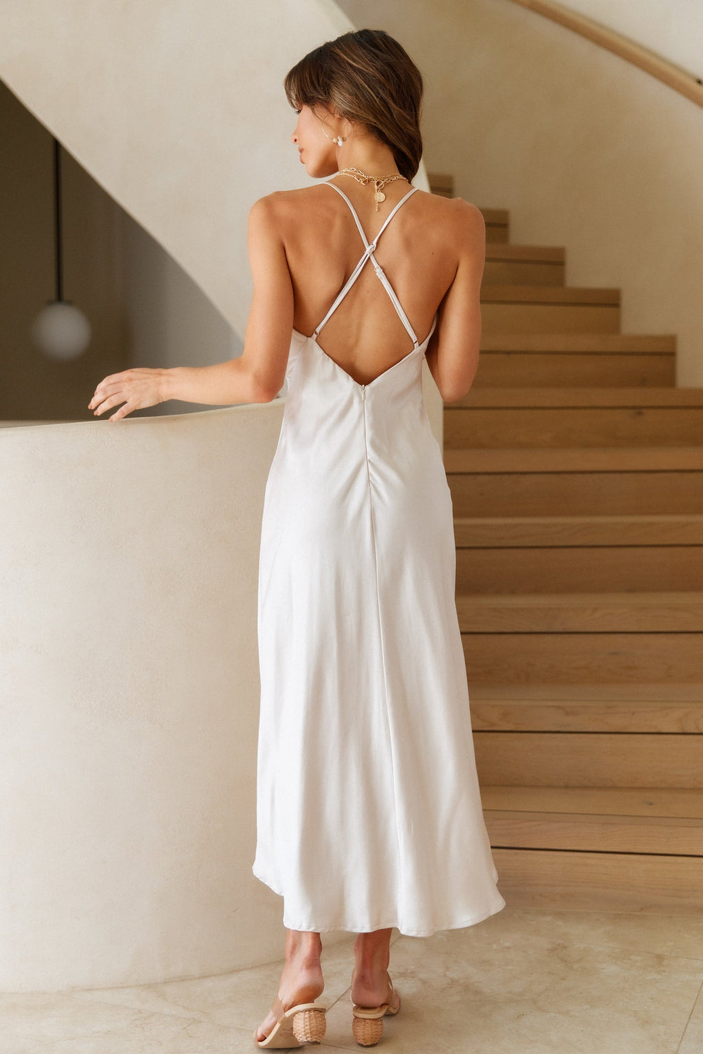 Forever With You Maxi Dress Champagne