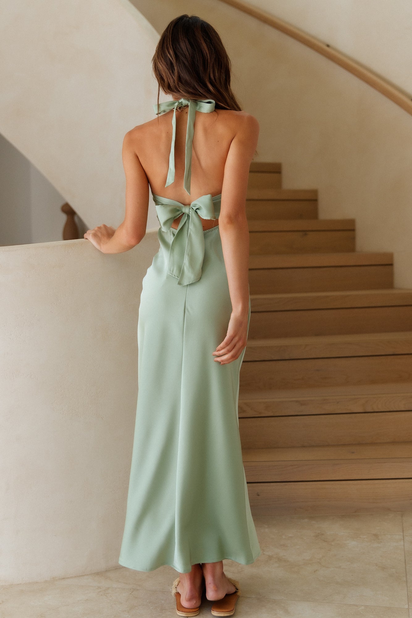 No Hesitating Maxi Dress Green